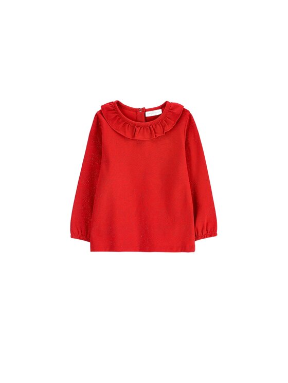Coccodrillo Coccodrillo Longsleeve ZC6143101EBG-009 Czerwony Regular Fit
