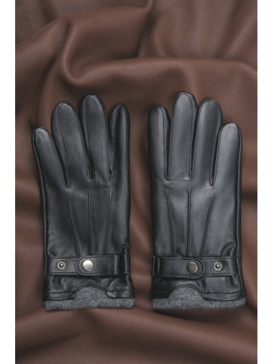 Estro Estro Guanti da uomo ER00118422 Nero