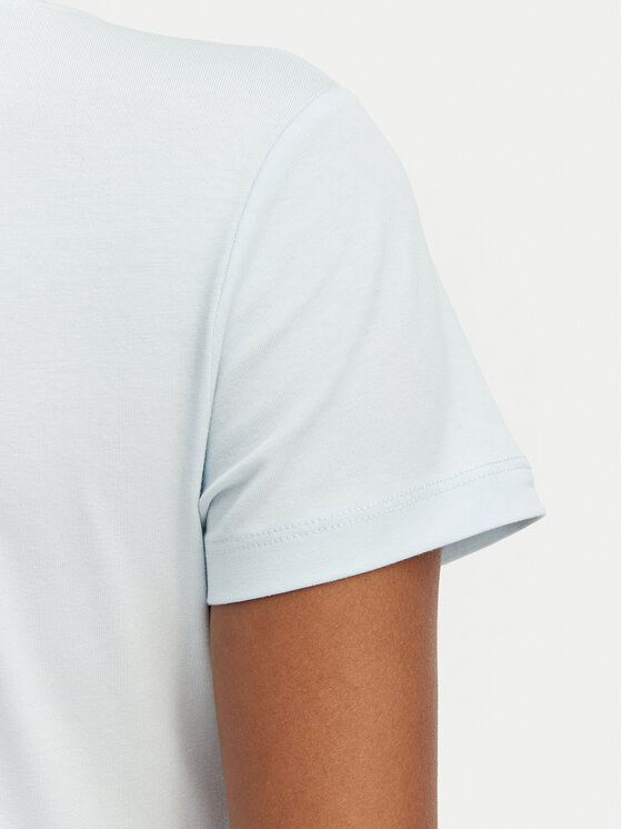 Guess Guess T-Shirt W6GI11 K3026 Ανοιχτό μπλε Regular Fit