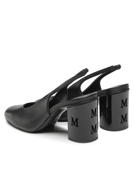 Max Mara Max Mara Босоніжки Damiersling 2345262737600 Чорний