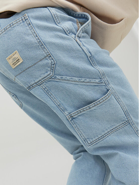 Jack & Jones Jack & Jones Jeansy Eddie 12229556 Błękitny Loose Fit