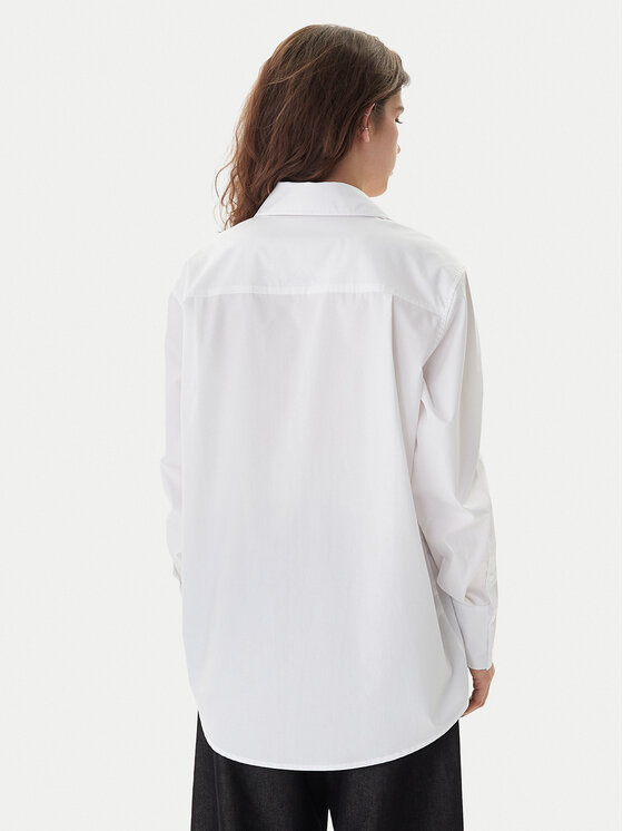 KARL LAGERFELD KARL LAGERFELD Риза B1W11013 Бял Relaxed Fit