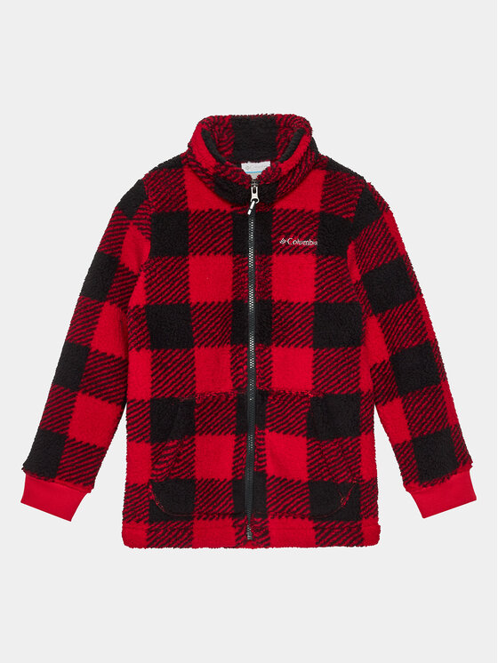 Columbia Fleecová mikina Rugged Ridge II Sherpa Full Zip Červená Regular Fit