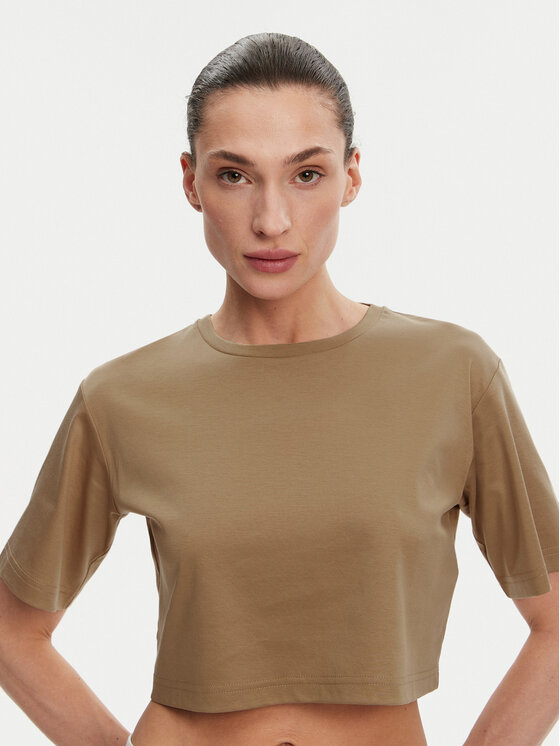 Max Mara Leisure Max Mara Leisure Majica 2516941098650 Rjava Regular Fit