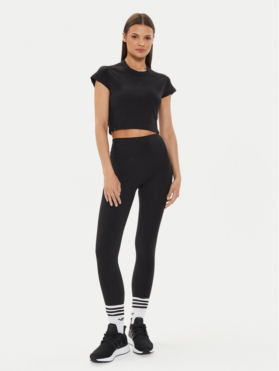 adidas adidas Pajkice Lounge Ribbed IP2281 Črna Slim Fit