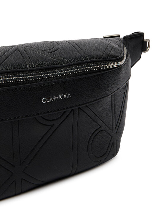 Calvin Klein Calvin Klein Övtáskák Emblem Aop Emboss Waistbag LV04D3332G Fekete