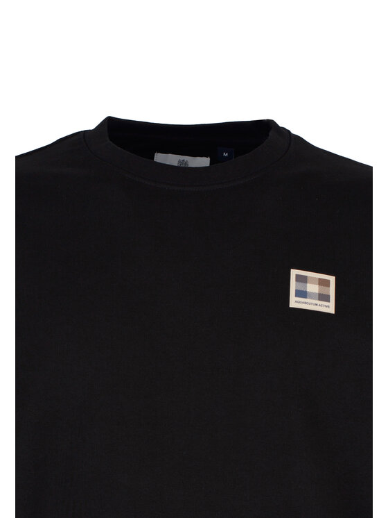 Aquascutum Aquascutum Felpa AA_B005_SW015-16 Nero Regular Fit