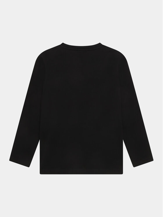 BOSS Boss Bluse J25P25 D Schwarz Regular Fit
