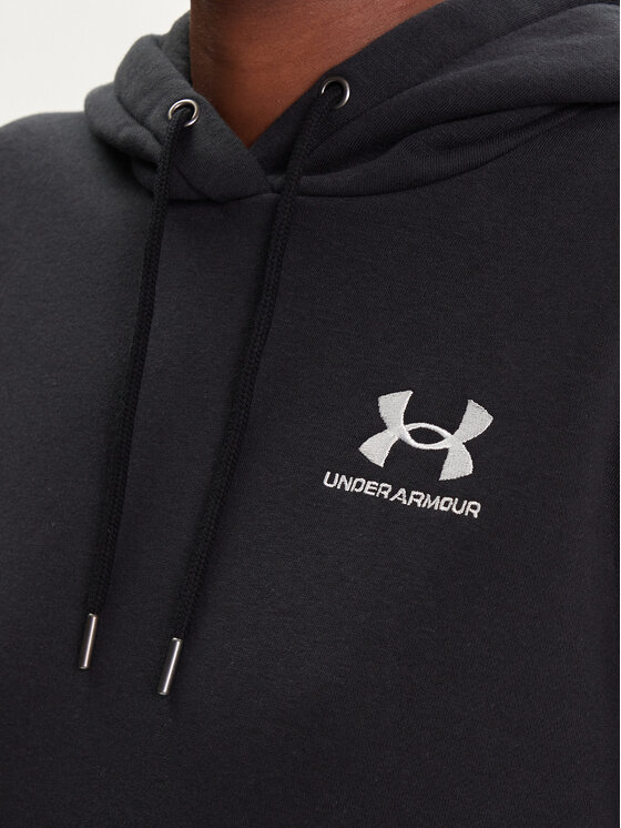 Under Armour Under Armour Majica dugih rukava Essential 1373033 Crna Relaxed Fit