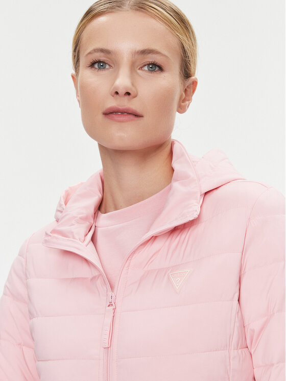 Guess Guess Pūkinė striukė Diann V4RL03 WF3X0 Rožinė Regular Fit