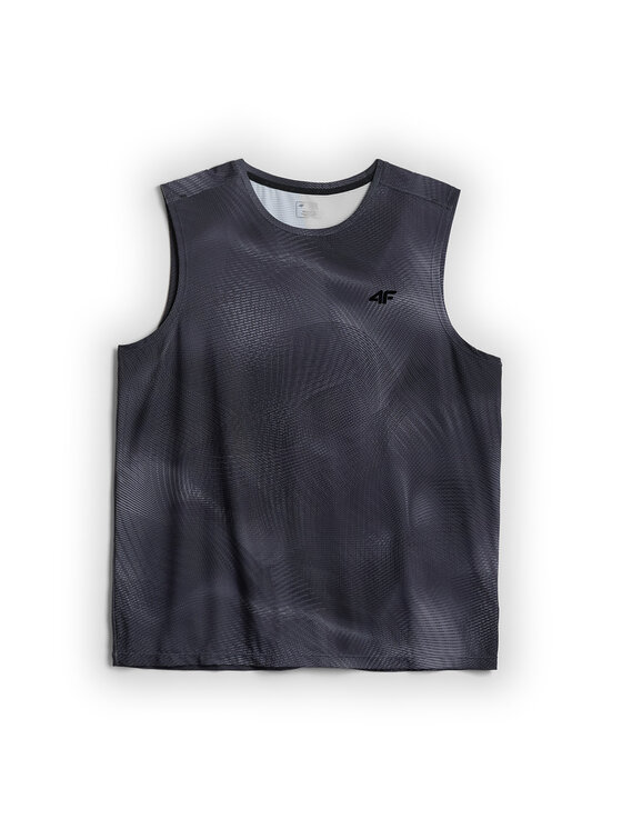 4F 4F Tank top CORE SYSTEM Czarny Regular Fit