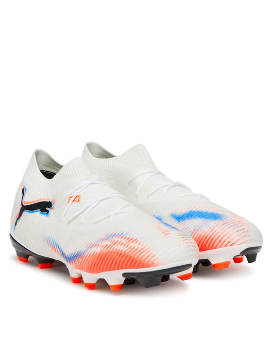 Puma Puma Čevlji za nagomet Future 8 Match Fg/Ag 108593 01 Bela