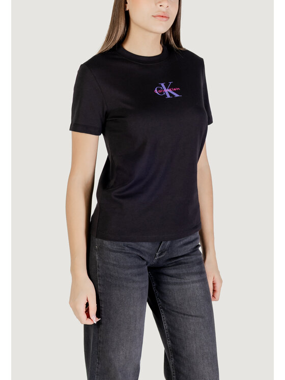 Calvin Klein Jeans Calvin Klein Jeans T-shirt SS 20s CLASSIC LOGO Nero Classic Fit