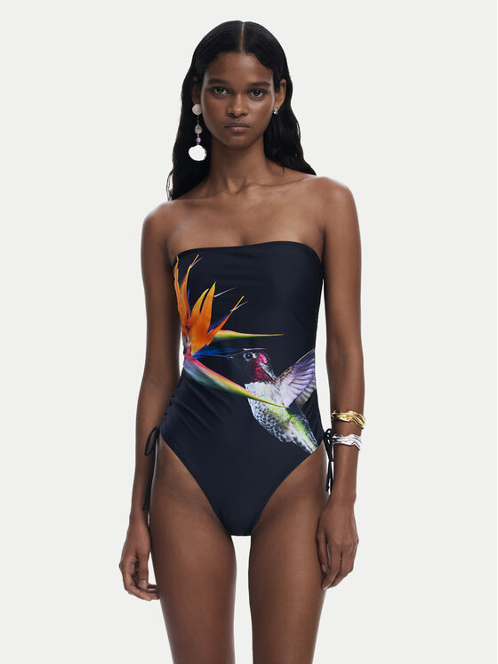 Desigual Desigual Kupaći kostim Colibri 25SWMK10 Crna