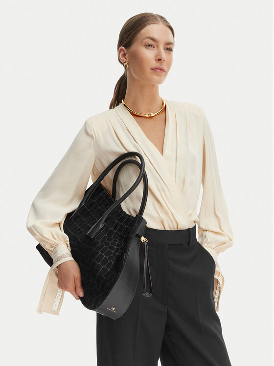 Elisabetta Franchi Elisabetta Franchi Дамска чанта BS-19H-61E2-V890 Черен