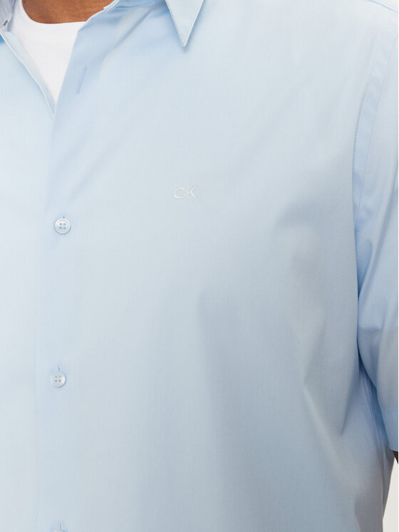 Calvin Klein Calvin Klein Camicia K10K109440 Celeste Regular Fit