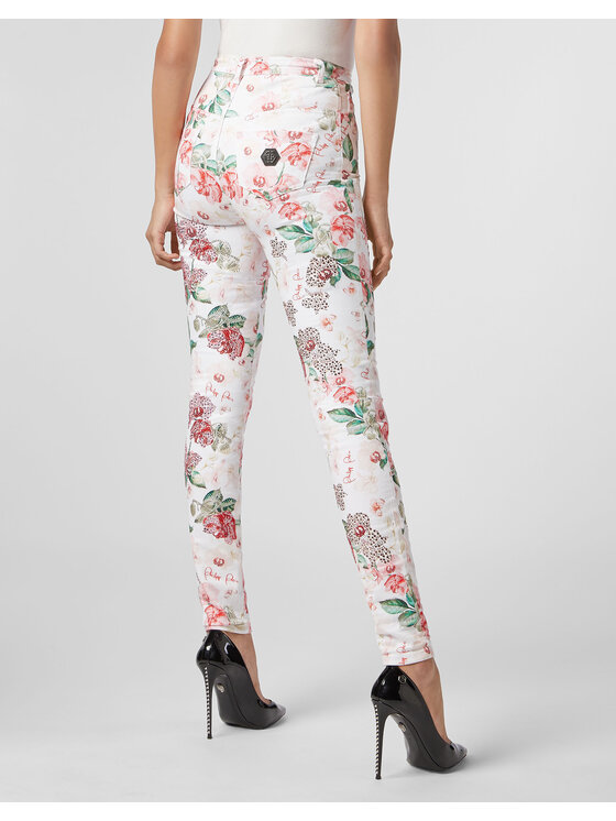 PHILIPP PLEIN PHILIPP PLEIN Jeansy 30902 Biały Slim Fit