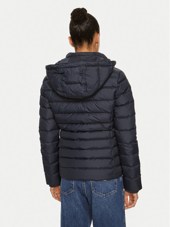 Tommy Jeans Tommy Jeans Pūkinė striukė Basic DW0DW18312 Tamsiai mėlyna Slim Fit