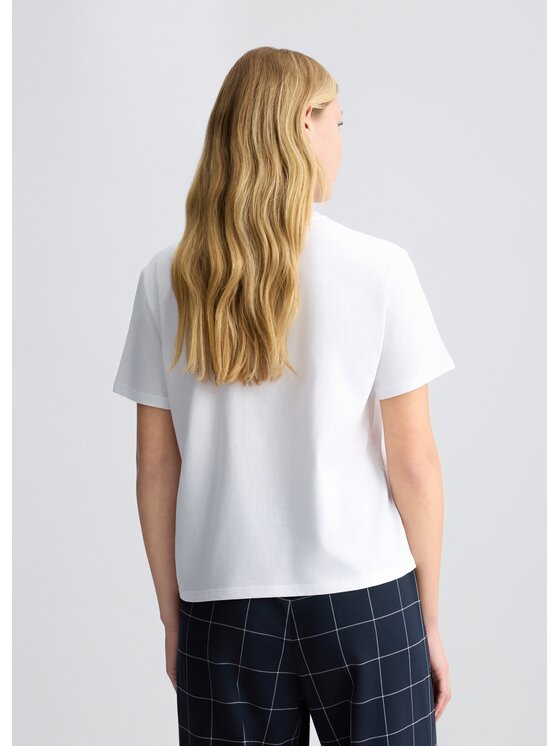 Liu Jo Liu Jo T-shirt CA5371J6308M9320 Bianco Regular Fit