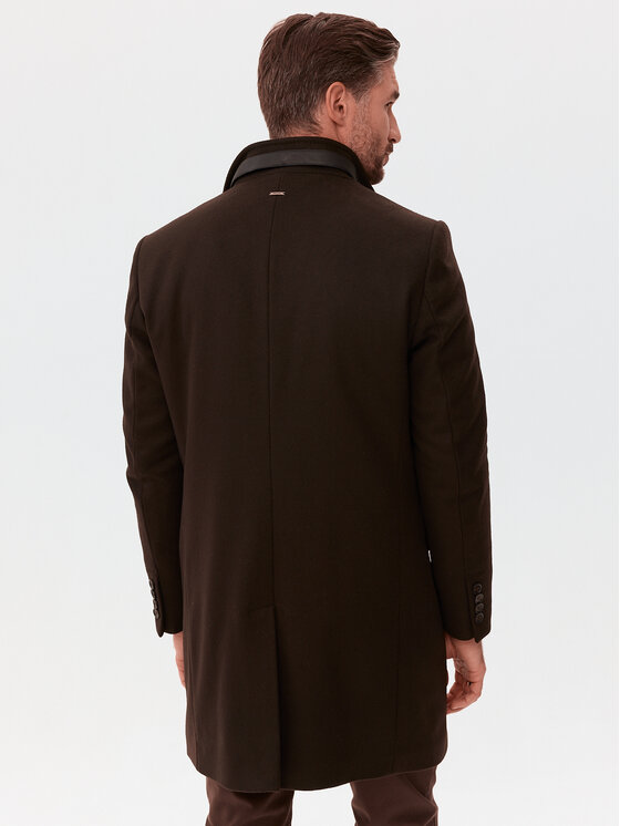 Evenemen Evenemen Płaszcz zimowy FLORESTI II BROWN Brązowy Slim Fit