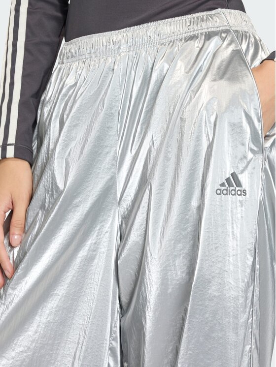 adidas adidas Spodnie dresowe F50 Srebrny Loose Fit