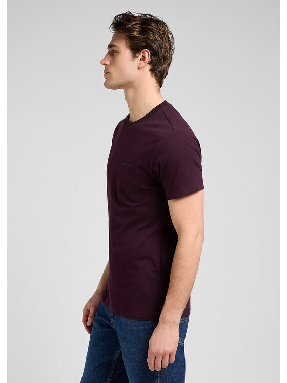 Lee Lee T-Shirt Style Alex Czerwony Regular Fit
