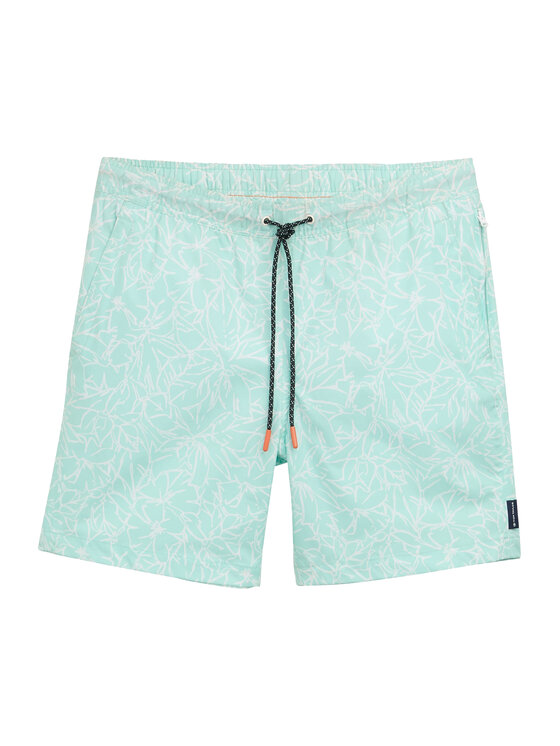 Tom Tailor Tom Tailor Pantaloni scurți pentru înot 1045070 Verde Regular Fit