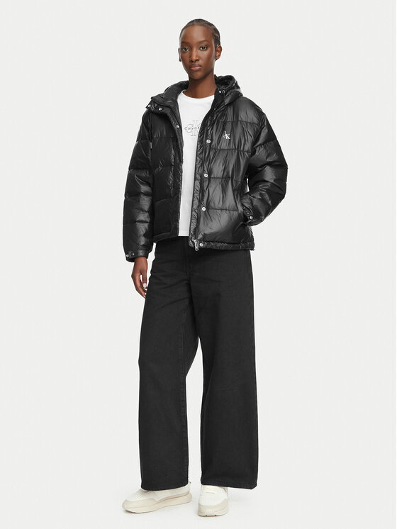 Calvin Klein Jeans Calvin Klein Jeans Winterjacke LV047H512G Schwarz Regular Fit