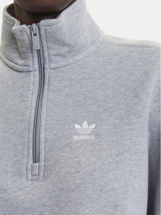 adidas adidas Mikina Essentials French Terry IY9681 Šedá Oversize