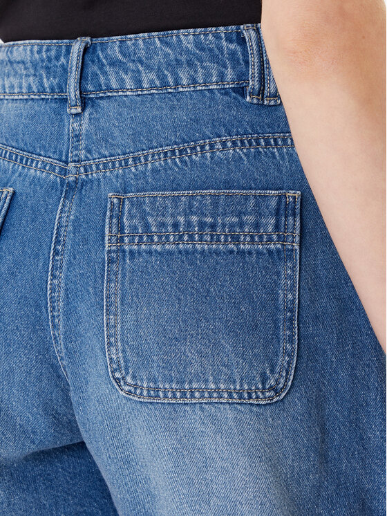 Morgan Morgan Szorty jeansowe 251-SHAMIZ Niebieski Slim Fit