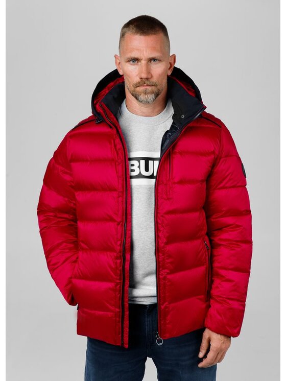 PITBULL PITBULL Kurtka zimowa Barles Czerwony Regular Fit