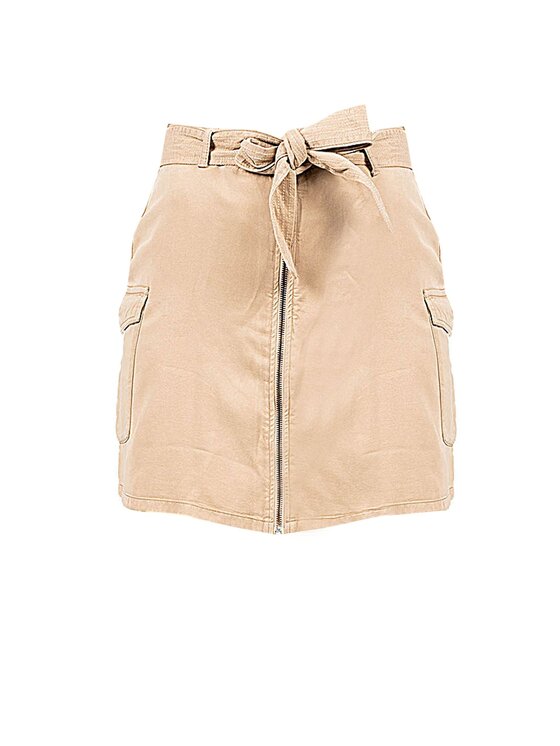 Pepe Jeans Pepe Jeans Spódnica PL901002 | Floren Beżowy Slim Fit