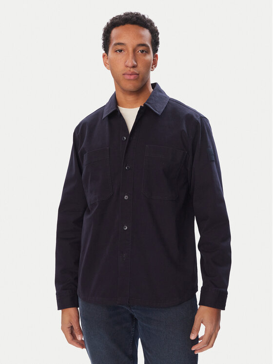 BOSS BOSS Сорочка Locky_4_M 50571253 Cиній Regular Fit