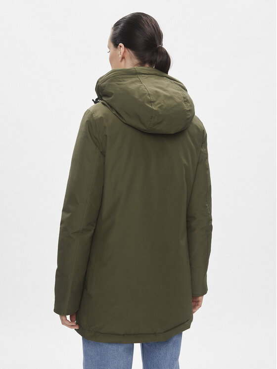 Woolrich Woolrich Μπουφάν πουπουλένιο Arctic Raccoon CFWWOU0538FRUT0001 Πράσινο Regular Fit