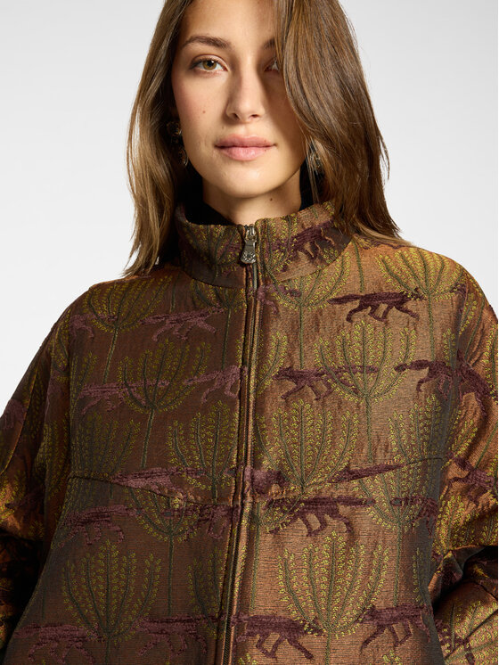 Elena Mirò Elena Mirò Płaszcz zimowy 8053Z000049N001 Brązowy Boxy Fit