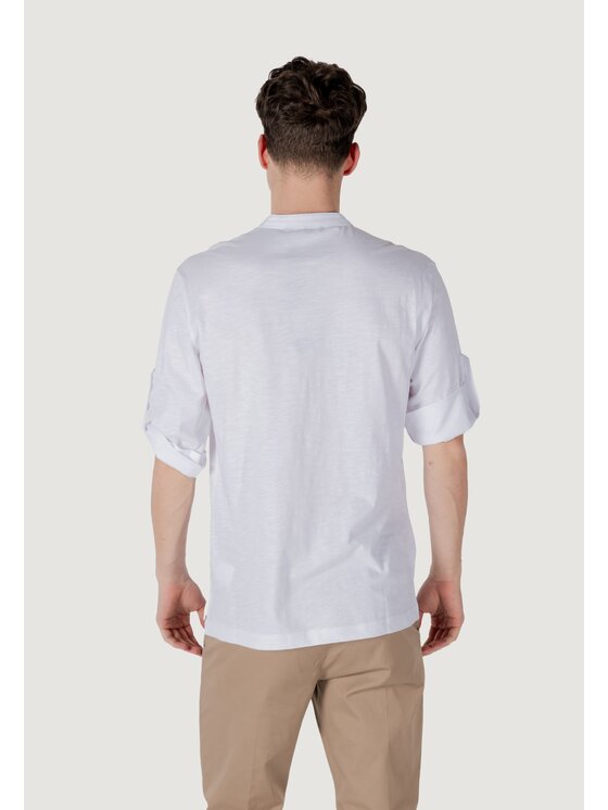 Antony Morato Antony Morato T-Shirt REGULAR FIT WITH EMBROIDERED LOGO Biały Regular Fit