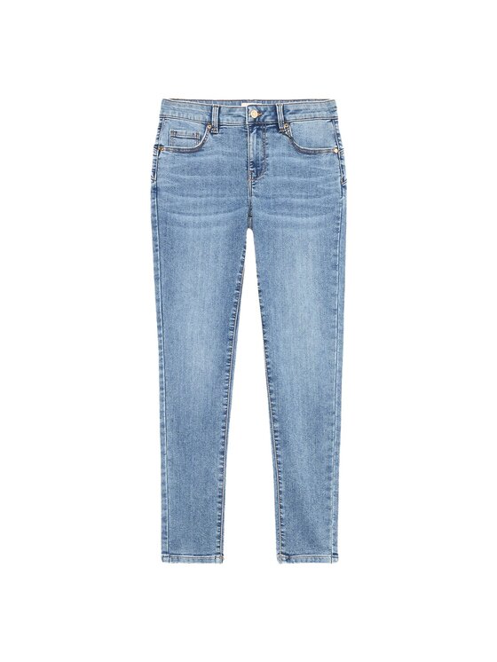 Oltre Oltre Jeansy P573R008574N024 Turkusowy Skin Fit