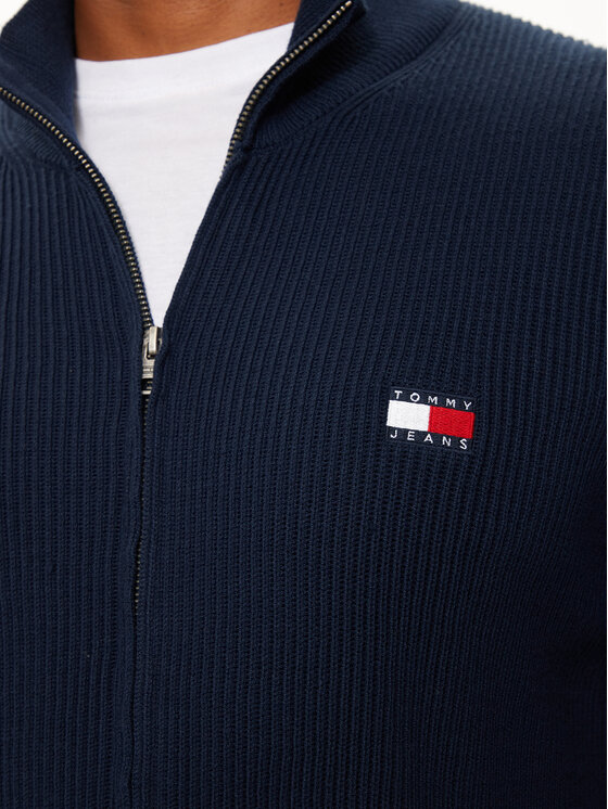 Tommy Jeans Tommy Jeans Sweater DM0DM19435 Sötétkék Slim Fit