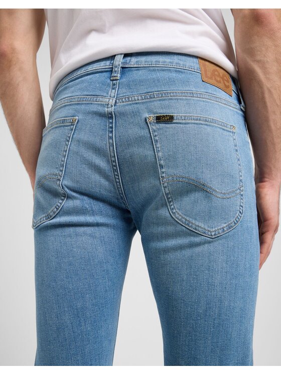 Lee Lee Jeansy LUKE Niebieski Slim Fit