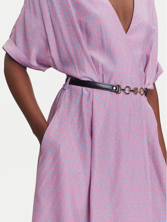 Fracomina Fracomina Rochie tip cămașă FR25SD2012W413O9 Violet Regular Fit