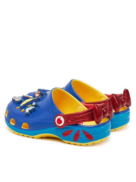Crocs Crocs Klapki Snow White Classic Clog K 209495 Niebieski