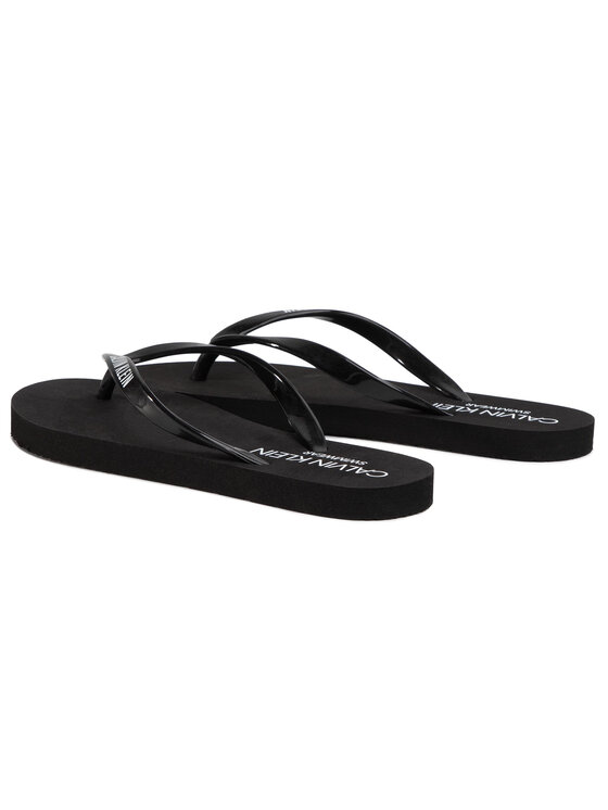 Calvin Klein Swimwear Calvin Klein Swimwear Čības uz pirksta FF Sandals KW0KW01032 Melns