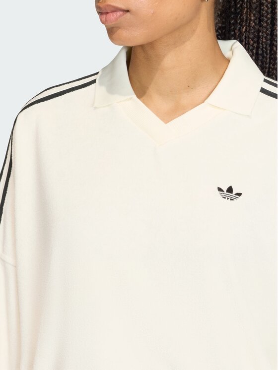 adidas adidas Polo 159072 Biały Oversize