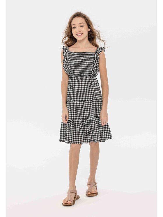 minoti minoti Sukienka letnia dune 4 Czarny Regular Fit
