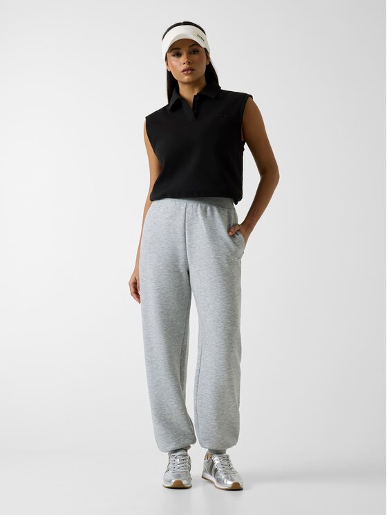 Guess Pantaloni din material 181395 Gri Classic Fit