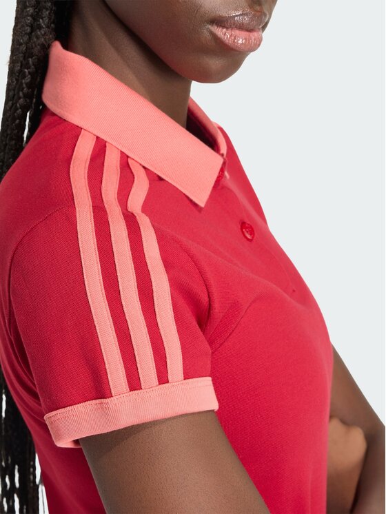 adidas adidas Polo 159123 Czerwony Slim Fit