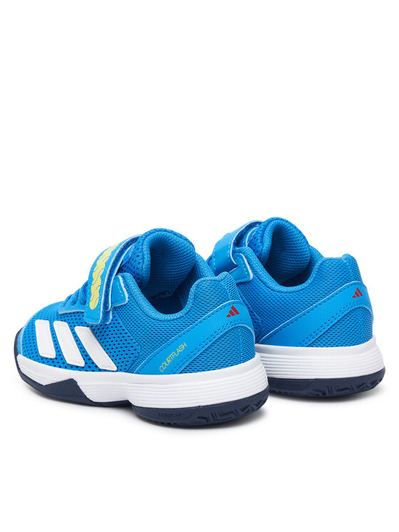 adidas adidas Boty na tenis Courtflash Hook-And-Loop Tennis Shoes Kids KK3864 Modrá