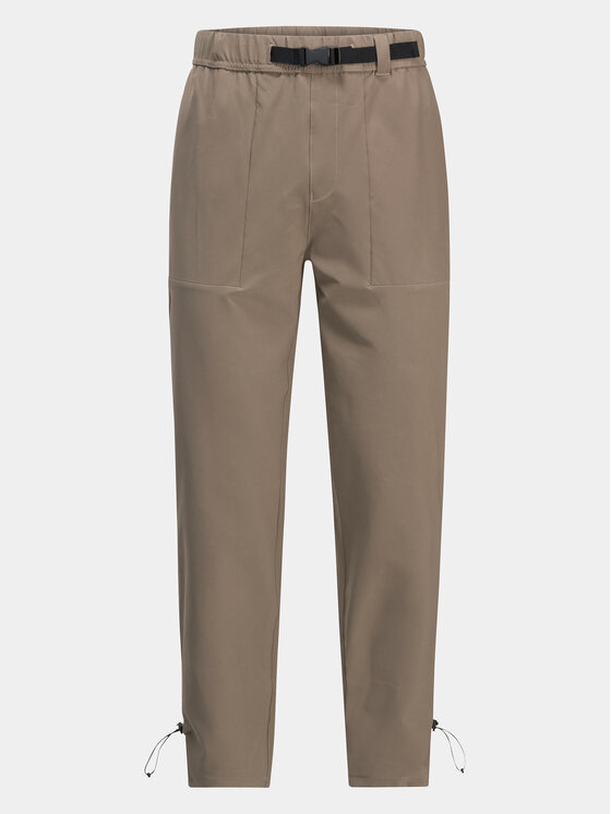 Jack Wolfskin Jack Wolfskin Spodnie outdoor Kiebitzweg Pants 1508471 Brązowy Regular Fit