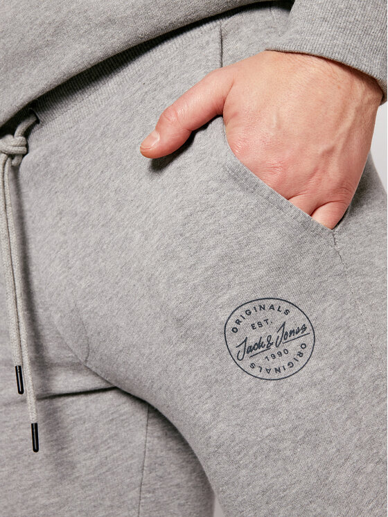 Jack & Jones Jack & Jones Teplákové kalhoty Gordon 12165322 Šedá Regular Fit