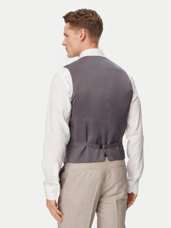 HUGO HUGO Obleka Arti/Hesten242V1X 50559671 Bež Extra Slim Fit